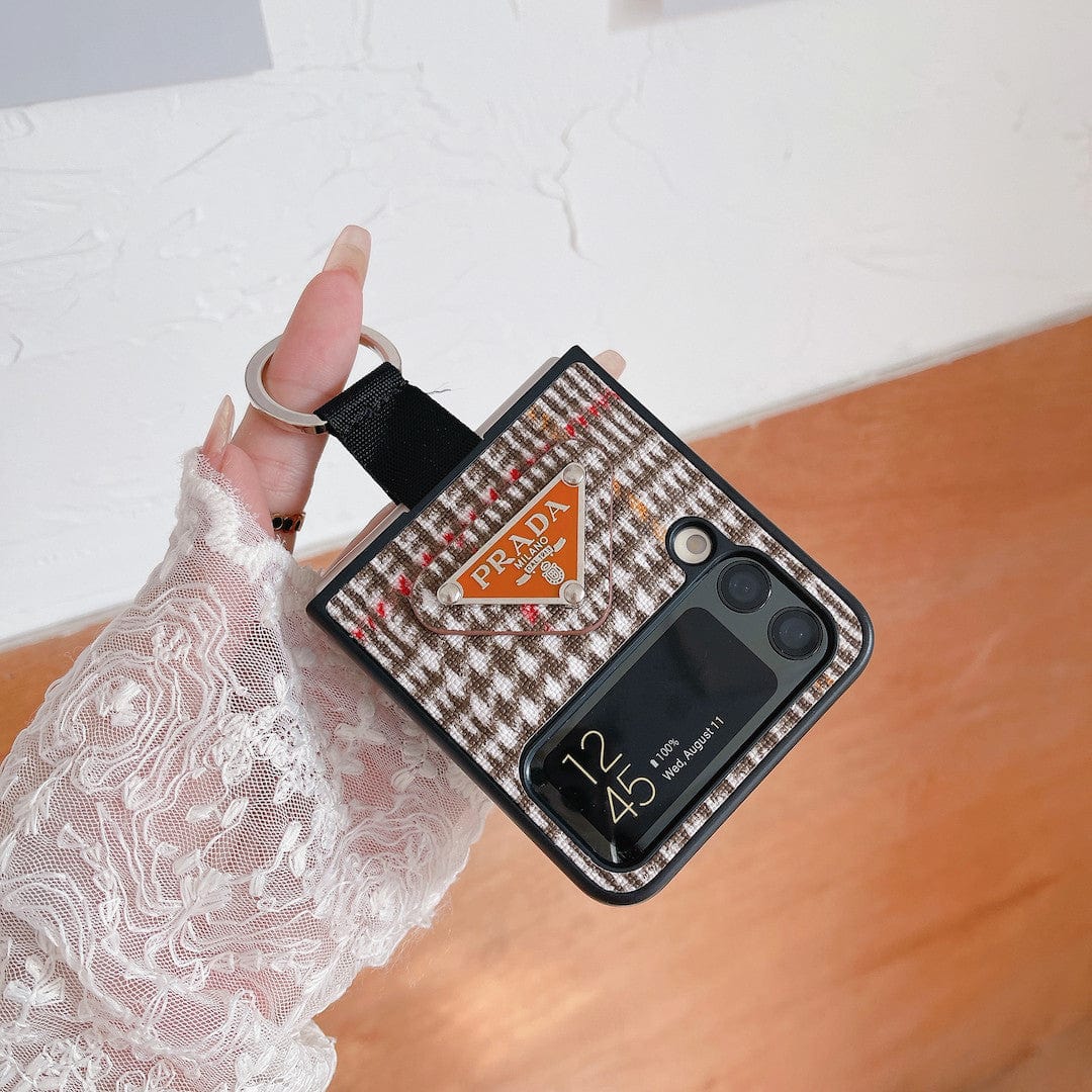 Tunde Store Prada Z Flip/Z Fold Phone Cases with Ring Holder