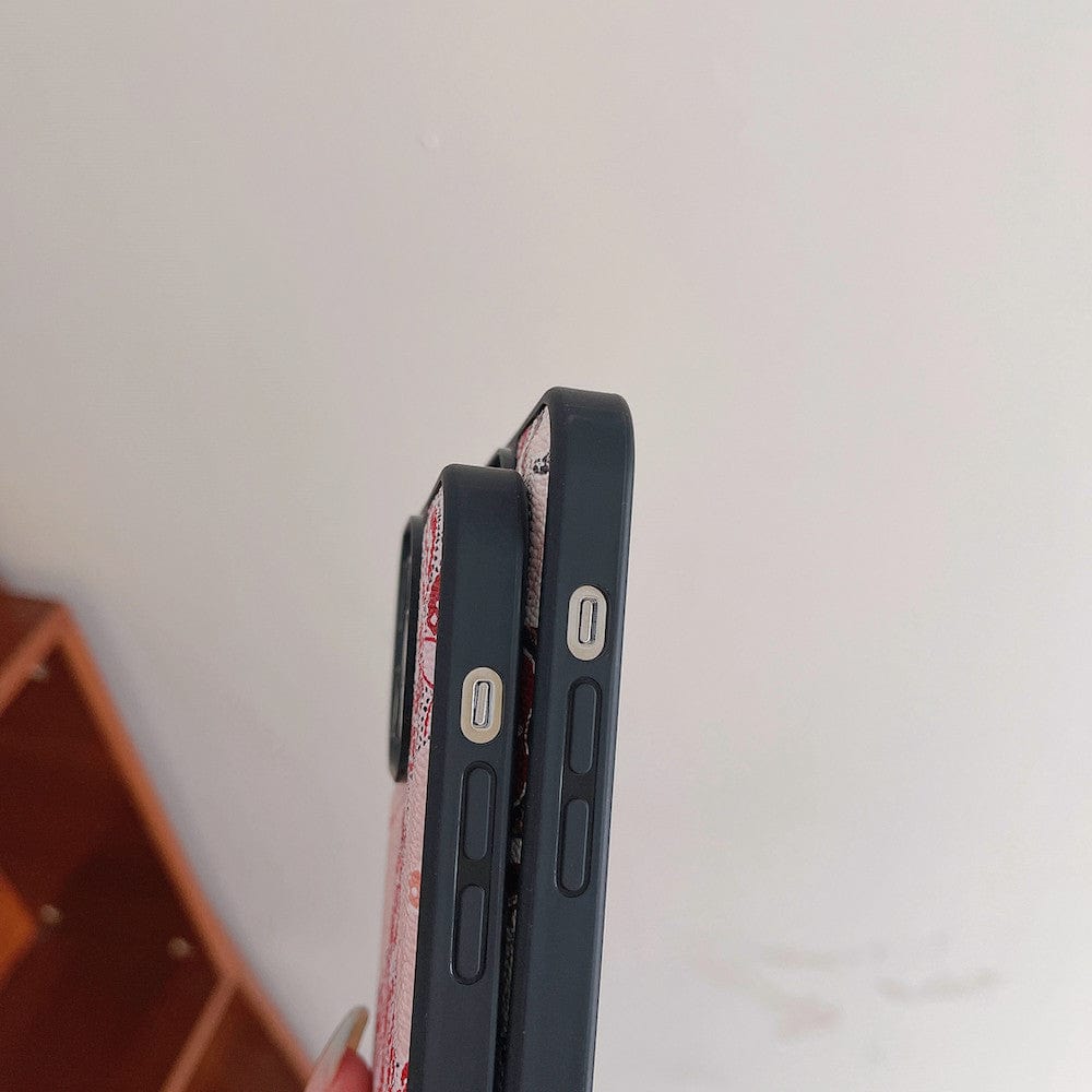 Tunde Store Red and Pink Louis Vuitton iPhone Cases - Perfect Fit for Various iPhone Models