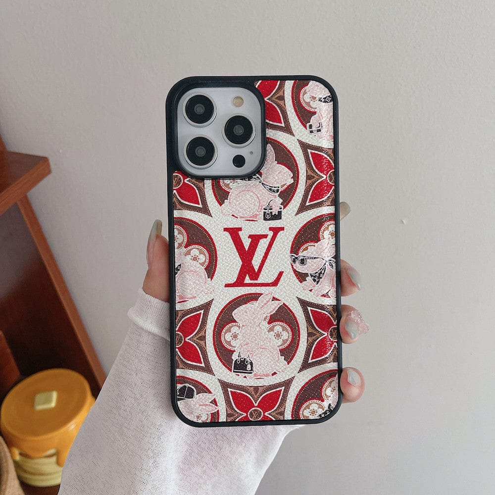 Tunde Store Red and Pink Louis Vuitton iPhone Cases - Perfect Fit for Various iPhone Models