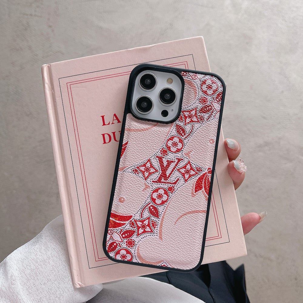 Tunde Store Red and Pink Louis Vuitton iPhone Cases - Perfect Fit for Various iPhone Models