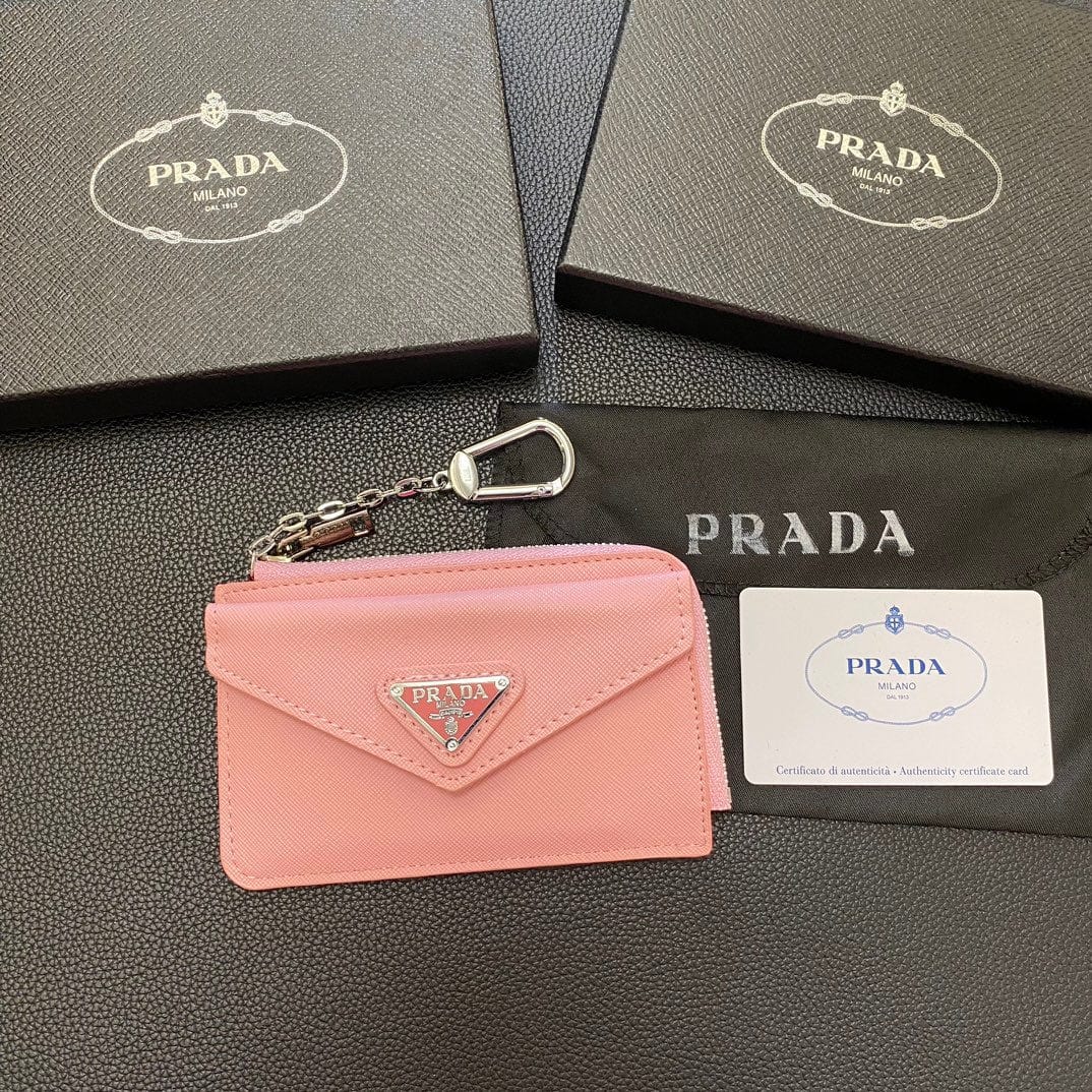 Tunde Store Stylish Prada Card Holder Wallet with keychain Holder
