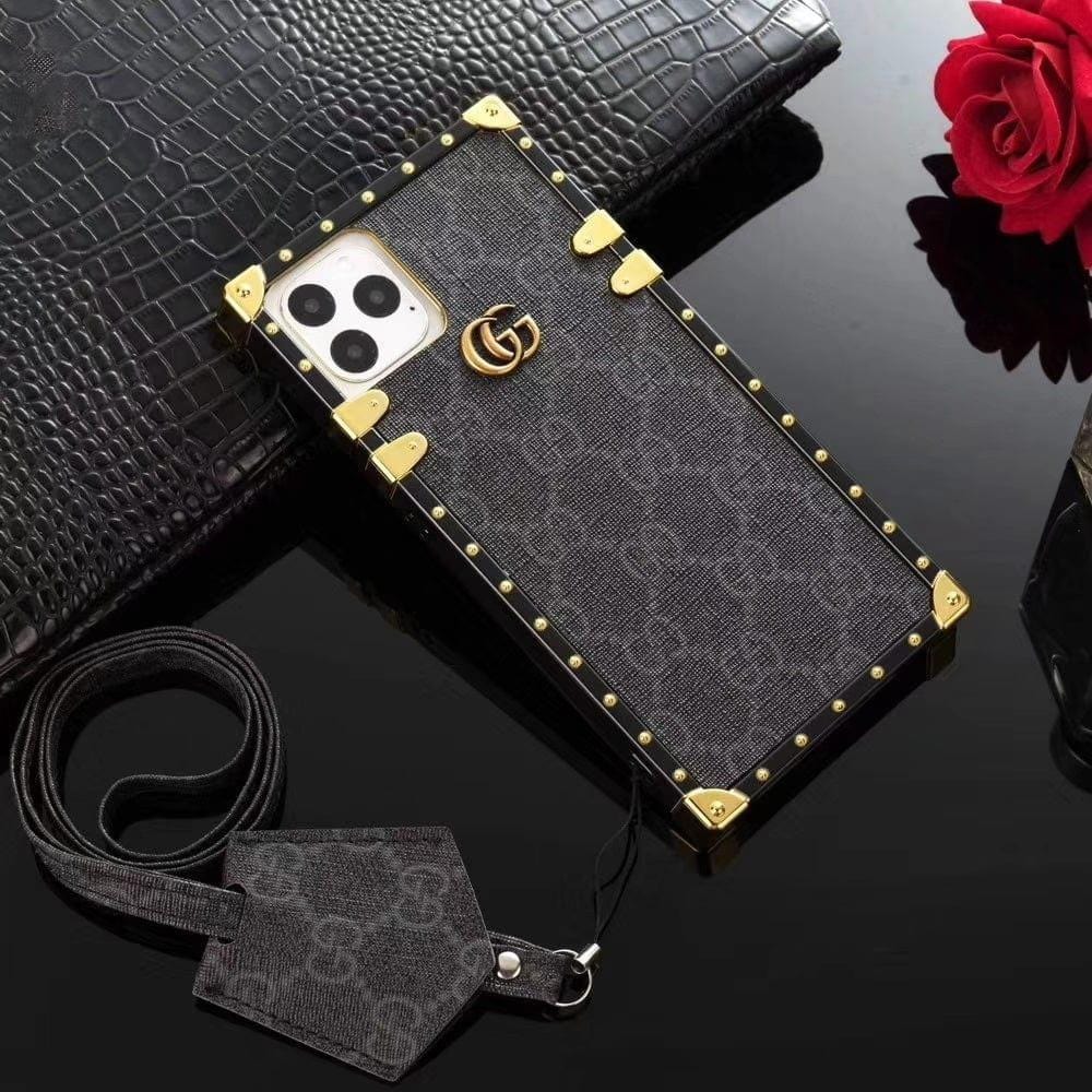 CherifCrochet 2024 Gucci Leather Case for iPhone 16
