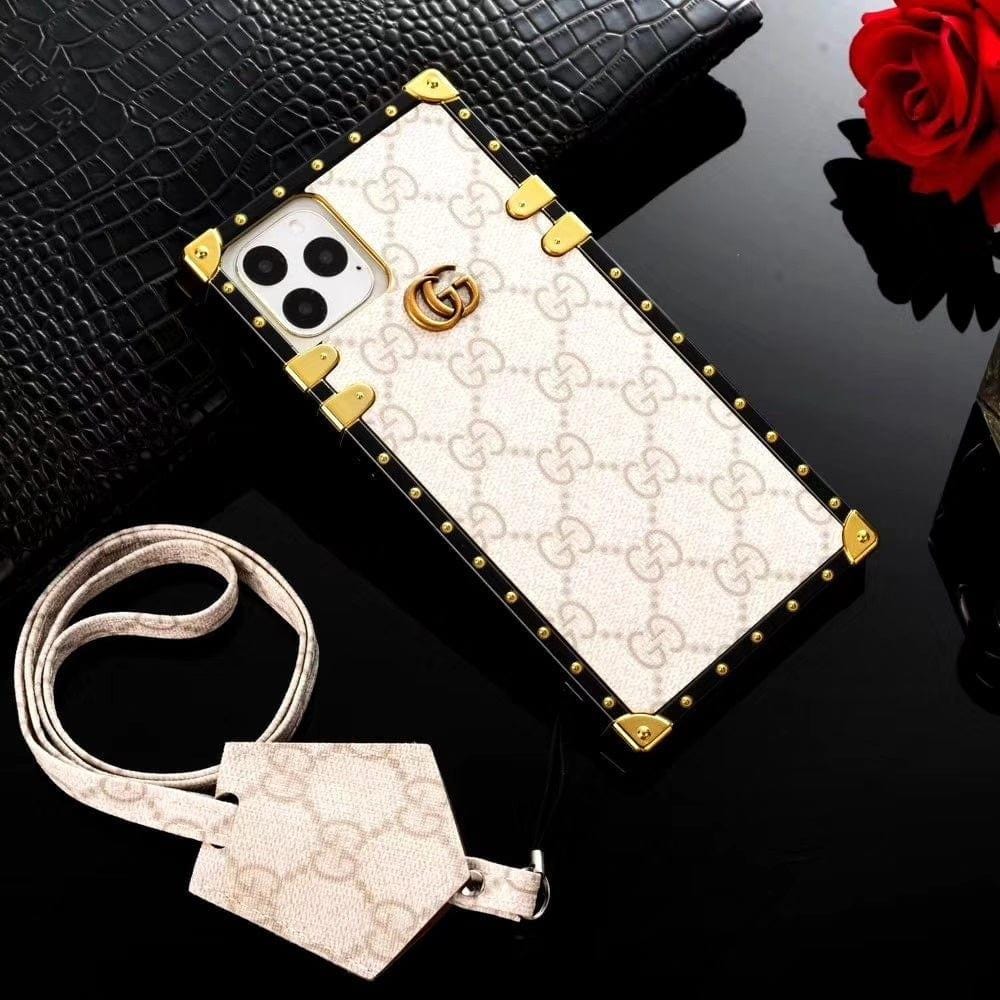 CherifCrochet 2024 Gucci Leather Case for iPhone 16