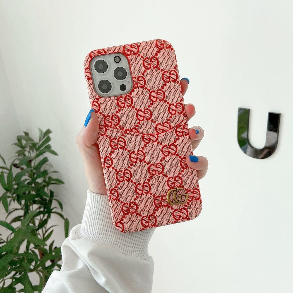 CherifCrochet Card Holder Louis Vuitton And Gucci Phone Case for Samsung