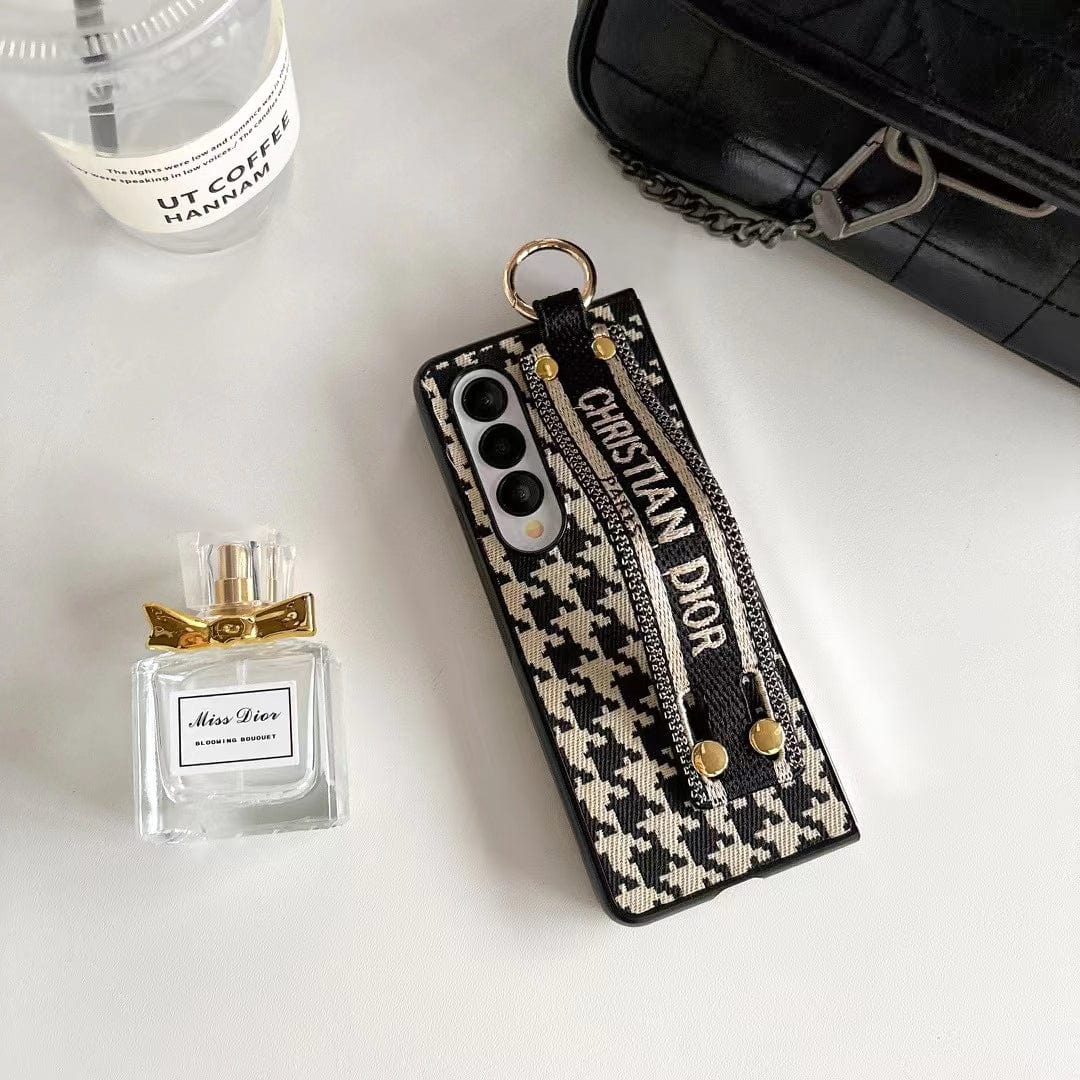 CherifCrochet Christian Dior Samsung Z Flip/Z Fold Phone Case with Hand Strap – Samsung Fold Models