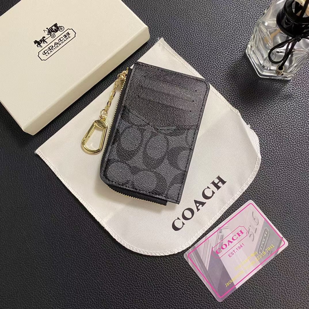 CherifCrochet Coach Signature Mini Wallet with Chain