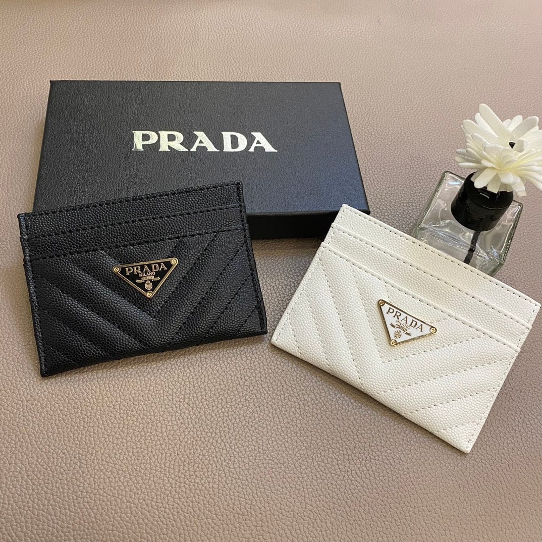 CherifCrochet Colorful Prada Leather Card Holders Wallet