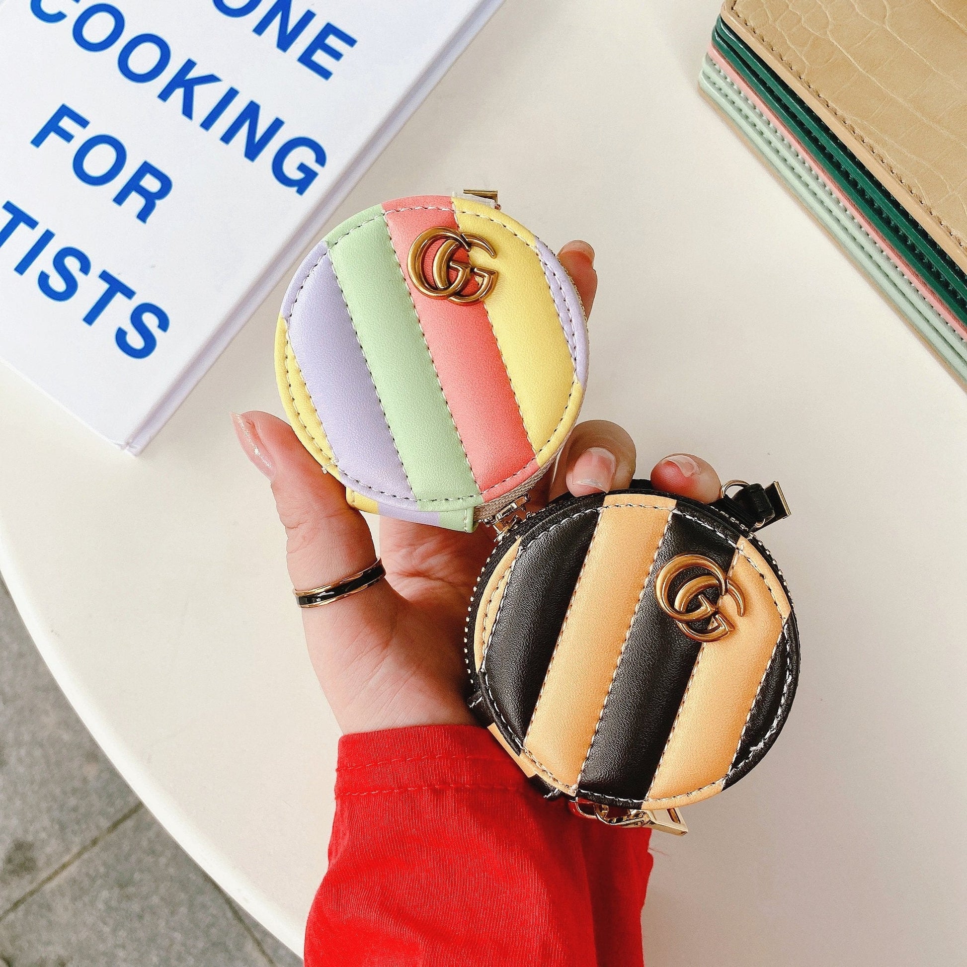 CherifCrochet Gucci Airpods Pro Leather Bag