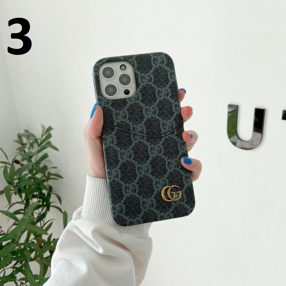 CherifCrochet Gucci Phone Case With Card Holder For iPhone 15