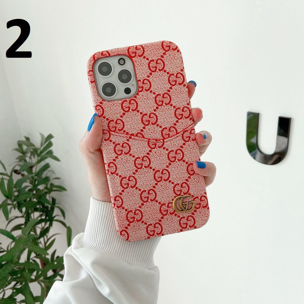 CherifCrochet Gucci Phone Case With Card Holder For iPhone 15
