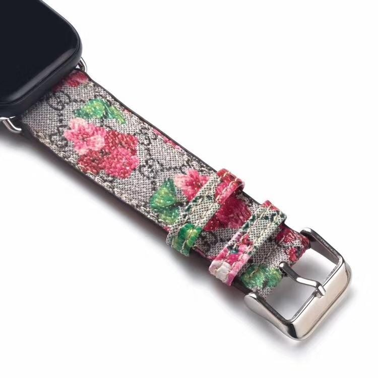 CherifCrochet Leather Gucci Watch Bands/Straps