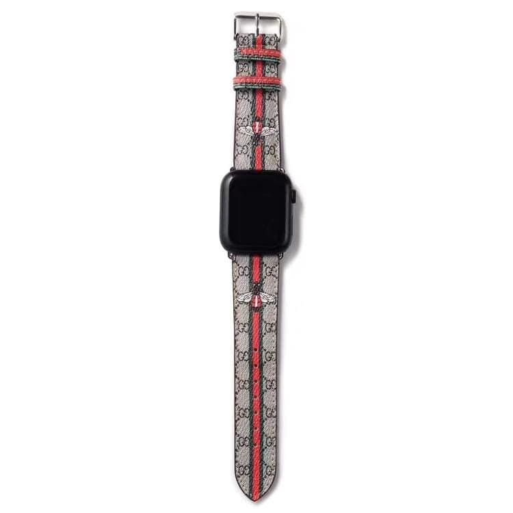 CherifCrochet Leather Gucci Watch Bands/Straps