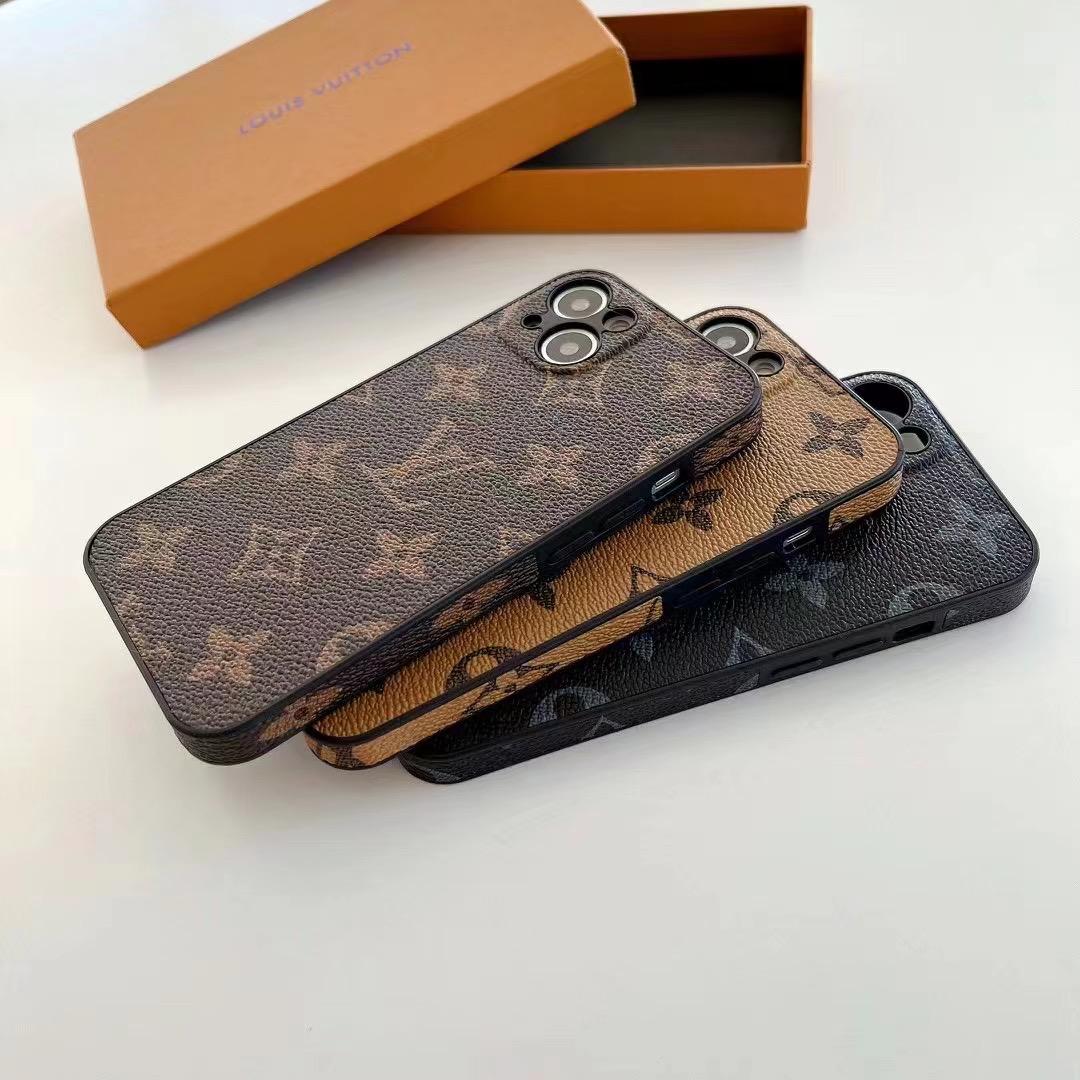 CherifCrochet Louis Vuitton Monogram Leather iPhone Cases - Available for iPhone 11 to iPhone 15
