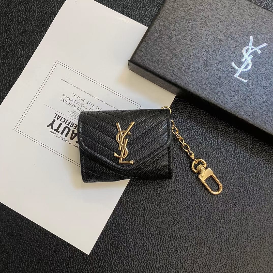 CherifCrochet YSL Airpods Pro Cases Compatible with Airpods 1/2 & AirPods Pro & Airpods 3
