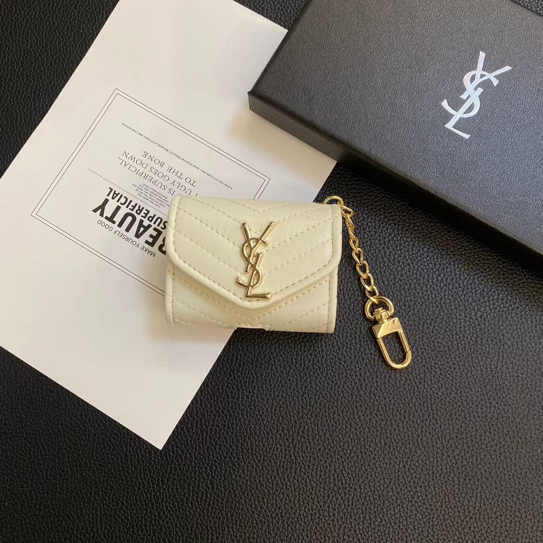 CherifCrochet YSL Airpods Pro Cases Compatible with Airpods 1/2 & AirPods Pro & Airpods 3