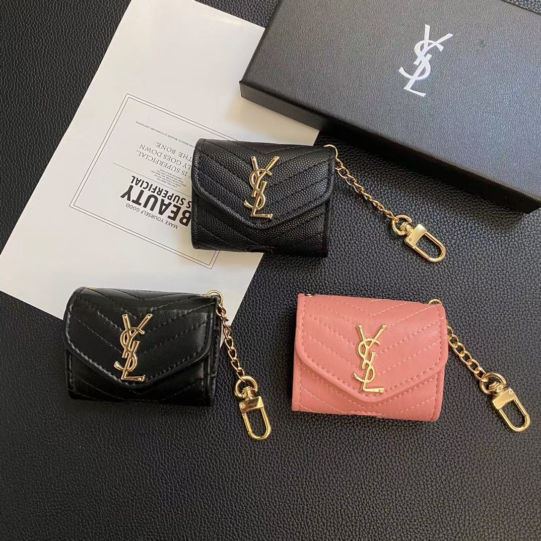 CherifCrochet YSL Airpods Pro Cases Compatible with Airpods 1/2 & AirPods Pro & Airpods 3