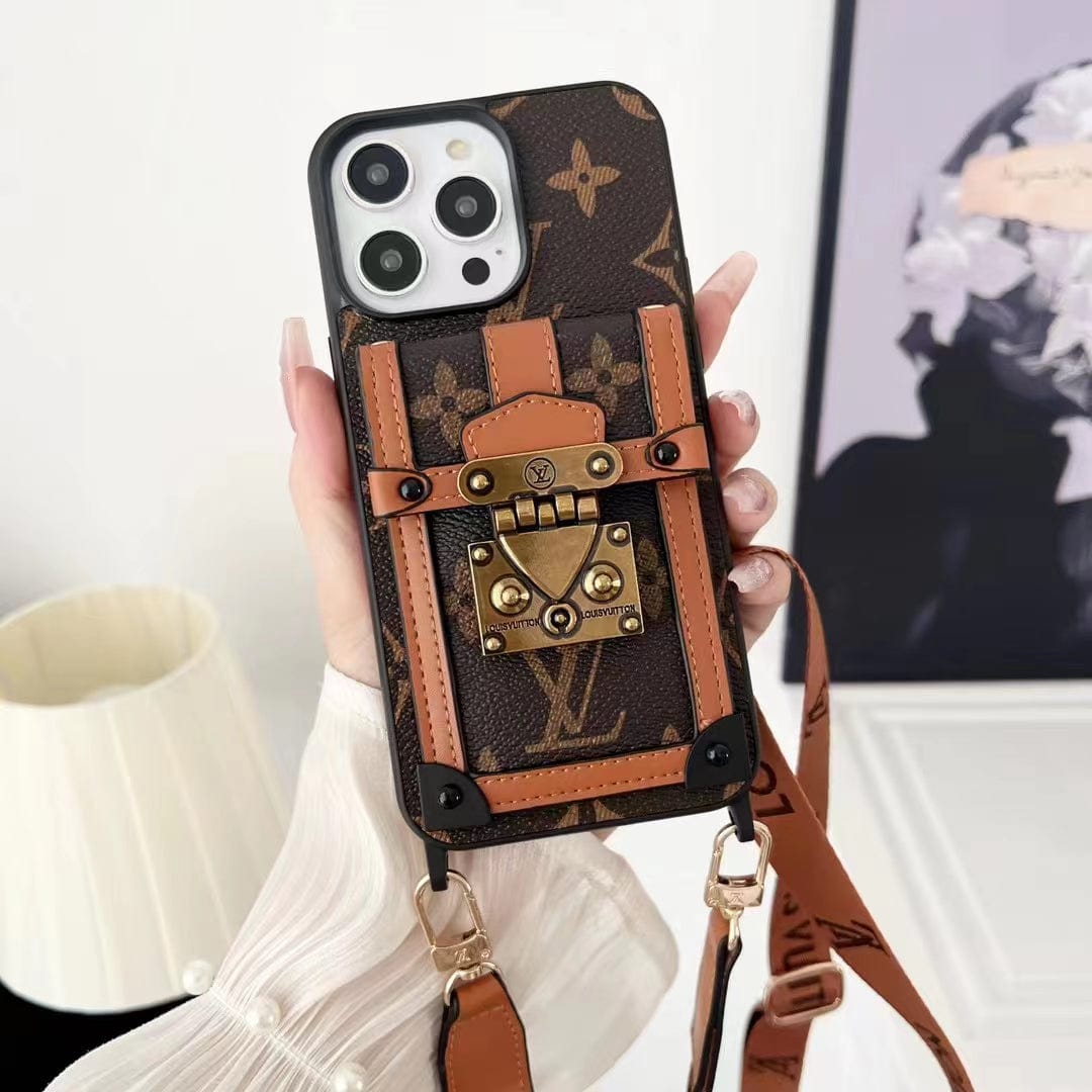 HypedEffects Luxury and Protection iPhone 15 Case with Hand Strap