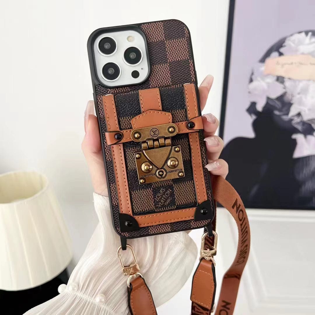 HypedEffects Luxury and Protection iPhone 15 Case with Hand Strap