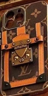 Ibesal Jewelry Louis Vuitton Luxury iPhone 15 Wallet Case