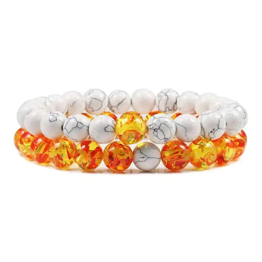Ibesal Jewelry Unisex Natural Stone Bracelet