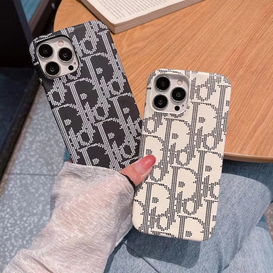 Tunde Store Black And White Dior Phone Cases for iPhone 14 Pro Max
