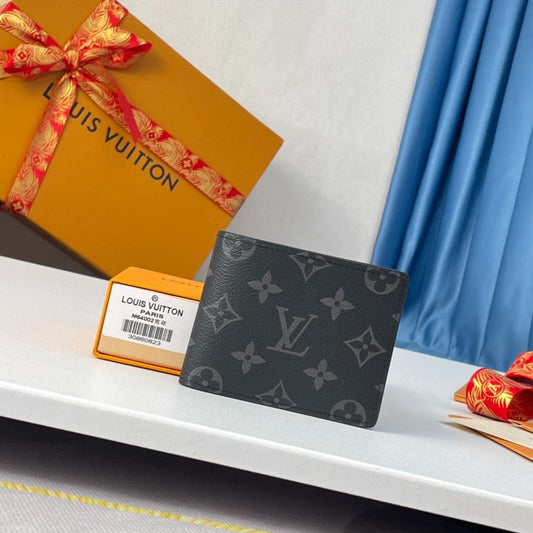 Tunde Store Black Louis Vuitton Charcoal Gray Monogram Wallet
