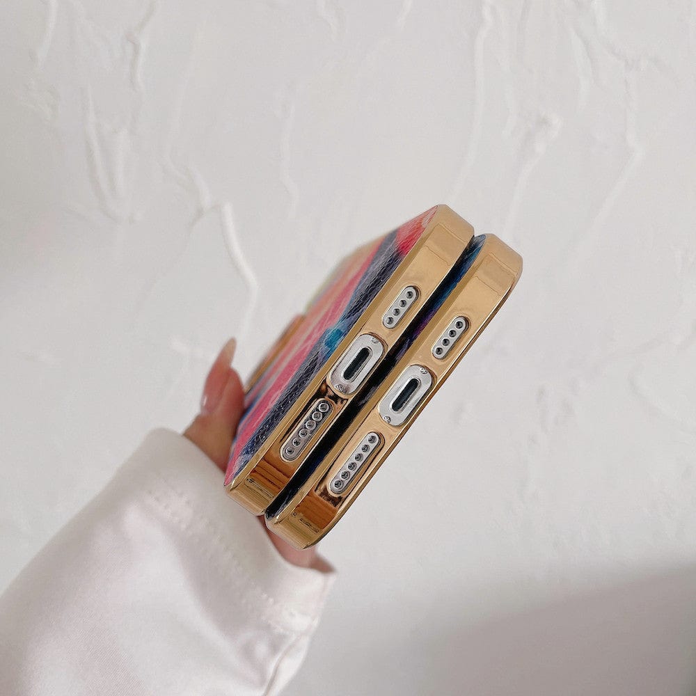 Tunde Store Bleach Rainbow Louis Vuitton Cases for iPhone 11, 12, 13, and 14 Pro Max