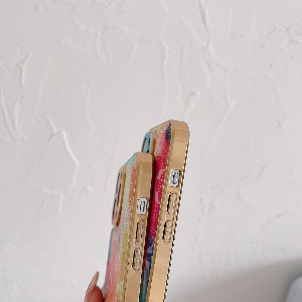 Tunde Store Bleach Rainbow Louis Vuitton Cases for iPhone 11, 12, 13, and 14 Pro Max