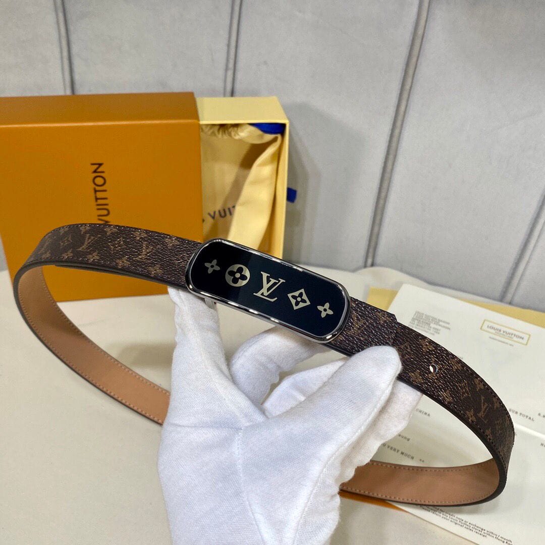 Tunde Store Brown Leather Louis Vuitton Belt - Gucci Buckle
