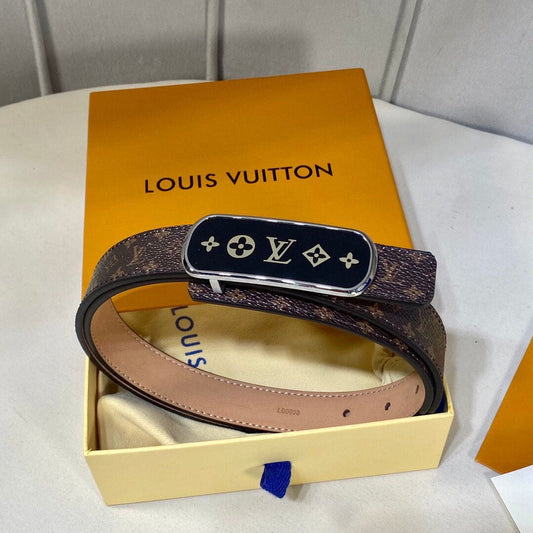 Tunde Store Brown Leather Louis Vuitton Belt - Gucci Buckle