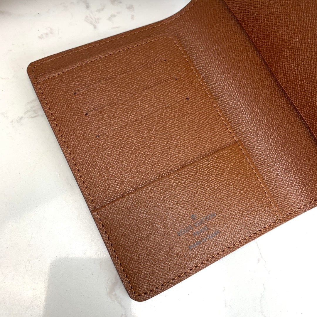 Tunde Store Brown Louis Vuitton Monogram Passport Holder