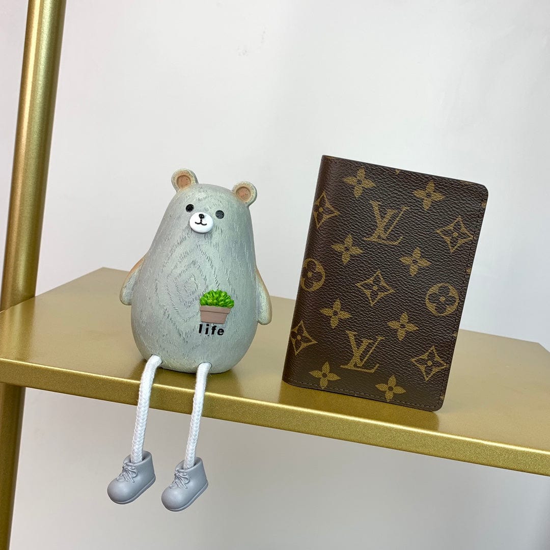 Tunde Store Brown Louis Vuitton Monogram Passport Holder