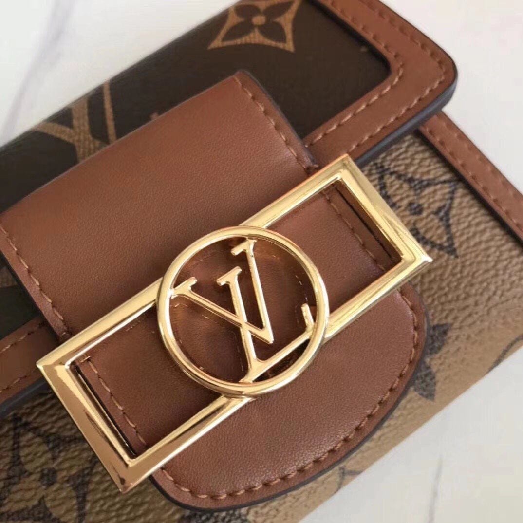 Tunde Store Brown Monogram Louis Vuitton Leather Wallet