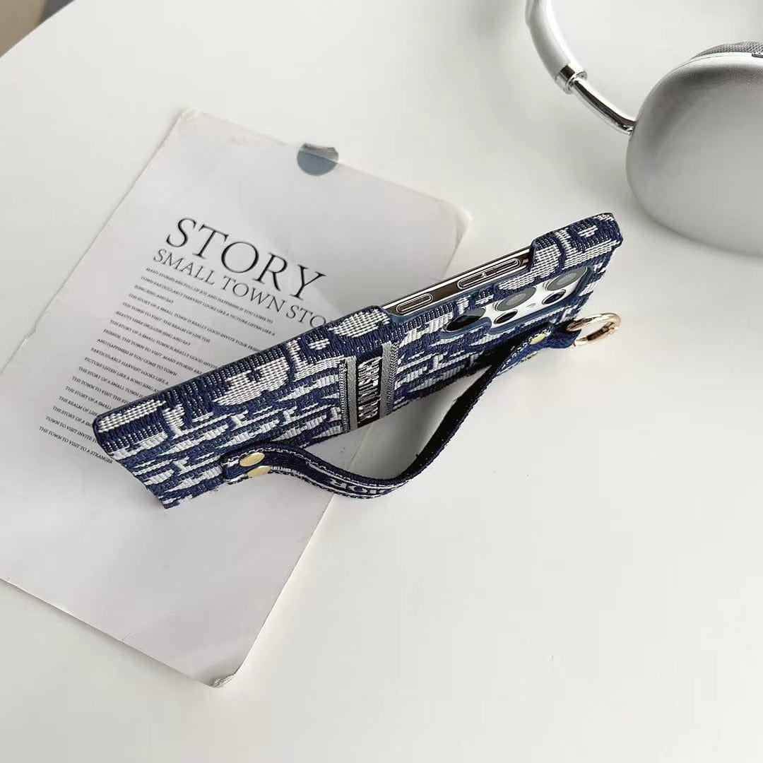 Tunde Store Christian Dior Designer Phone Case For Samsung with Hand strap
