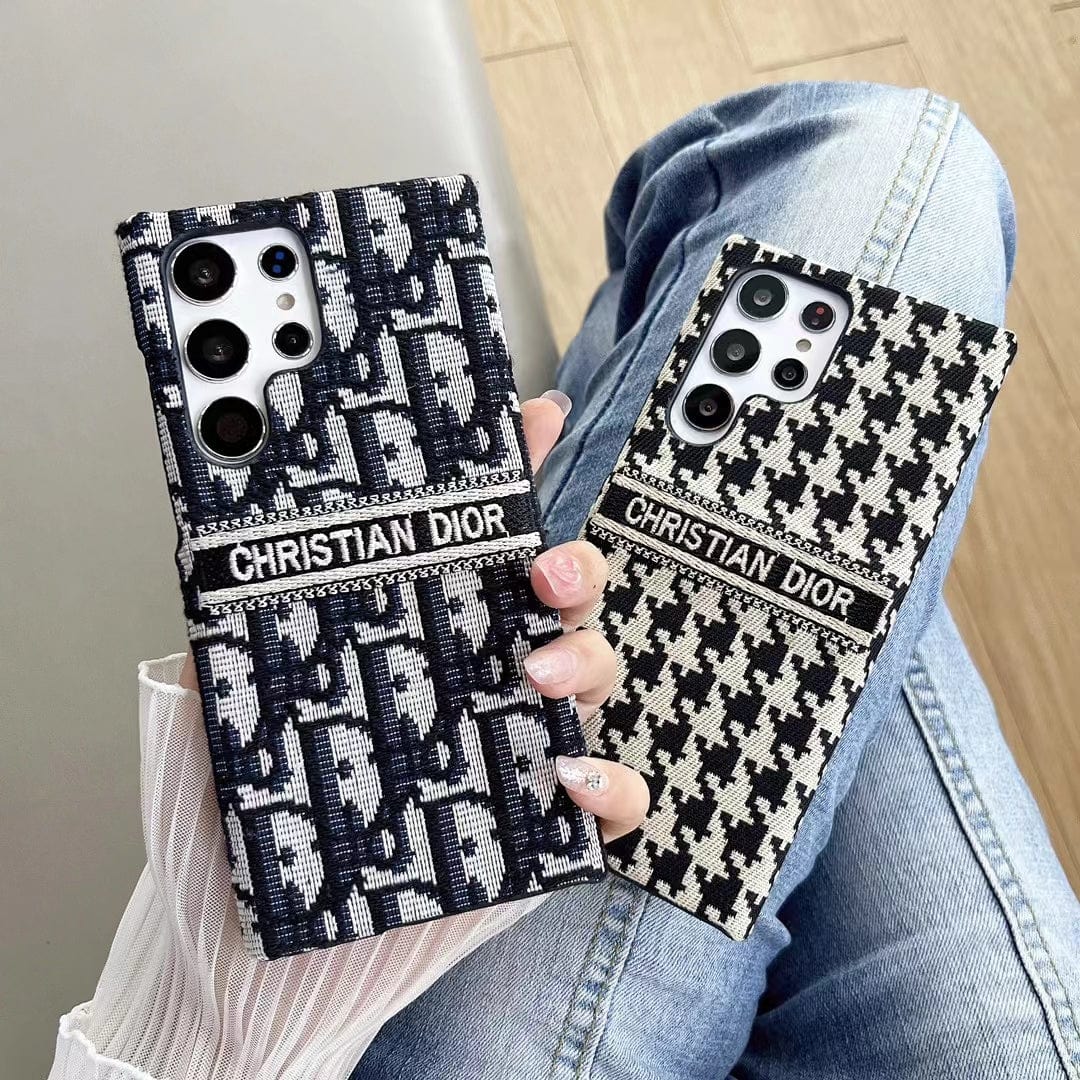 Tunde Store Christian Dior Designer Phone Cases for Samsung with Iconic Patterns