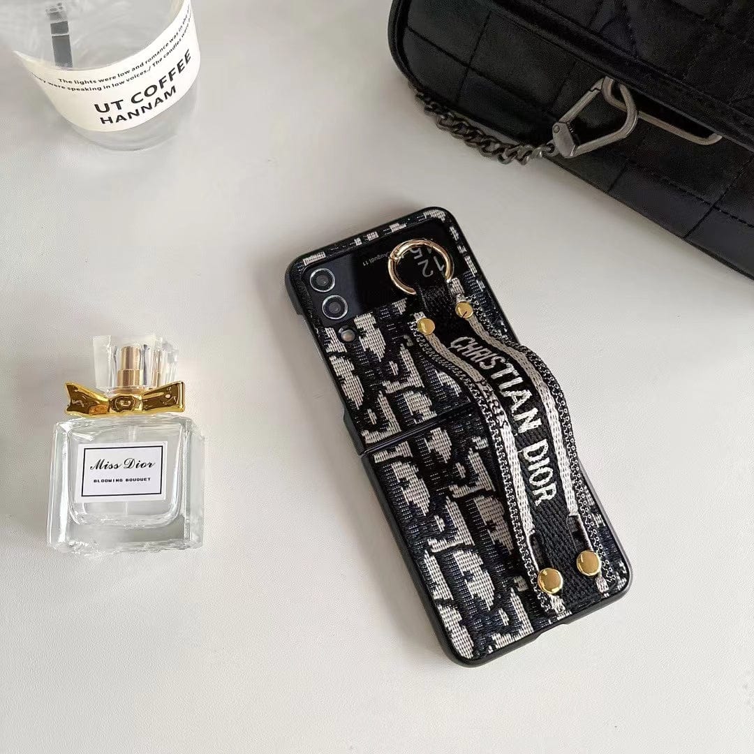 Tunde Store Christian Dior Samsung Z Flip/Z Fold Phone Case with Hand Strap – Samsung Fold Models