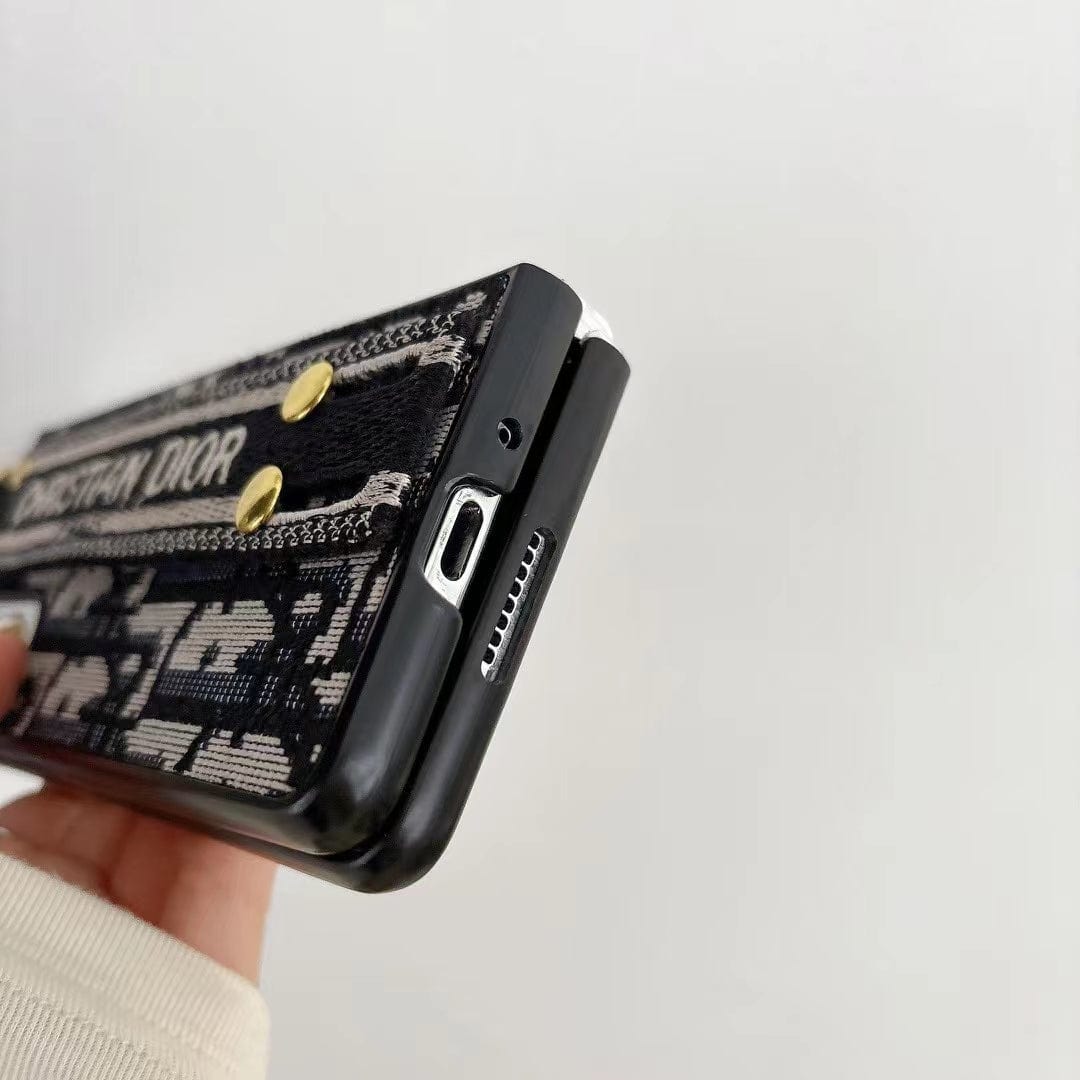 Tunde Store Christian Dior Samsung Z Flip/Z Fold Phone Case with Hand Strap – Samsung Fold Models