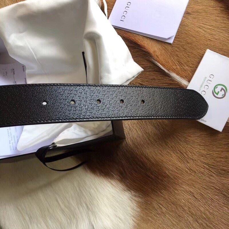 Tunde Store Classic Gucci Belt - Pearled Gucci Buckle
