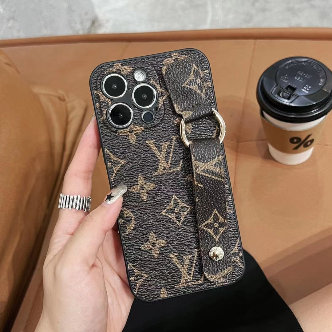 Tunde Store Classic Louis Vuitton iPhone Case With Handle | iPhone 12 to iPhone 15
