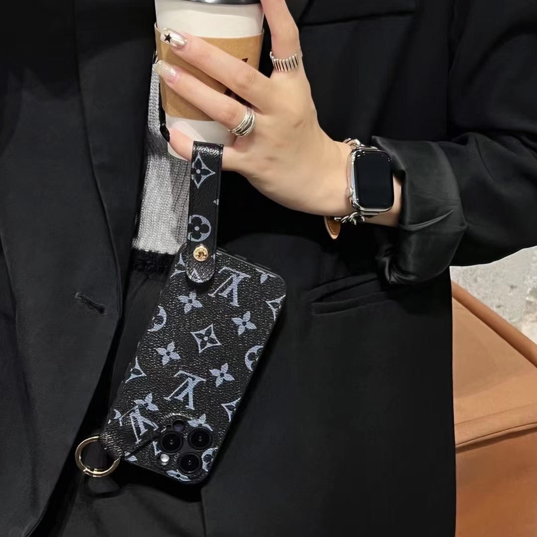 Tunde Store Classic Louis Vuitton iPhone Case With Handle | iPhone 12 to iPhone 15