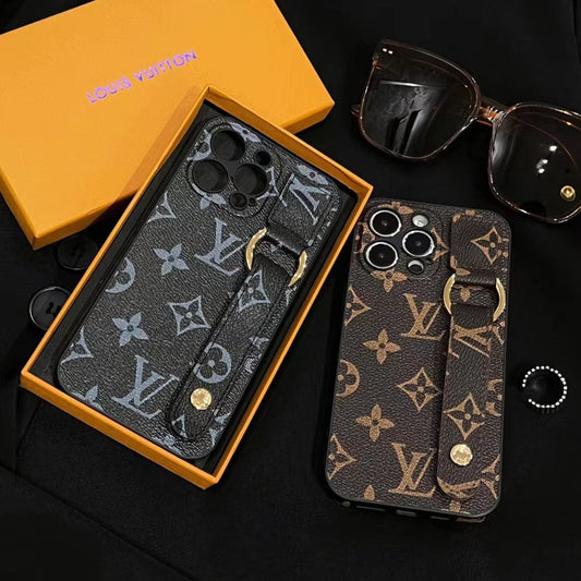 Tunde Store Classic Louis Vuitton iPhone Case With Handle | iPhone 12 to iPhone 15