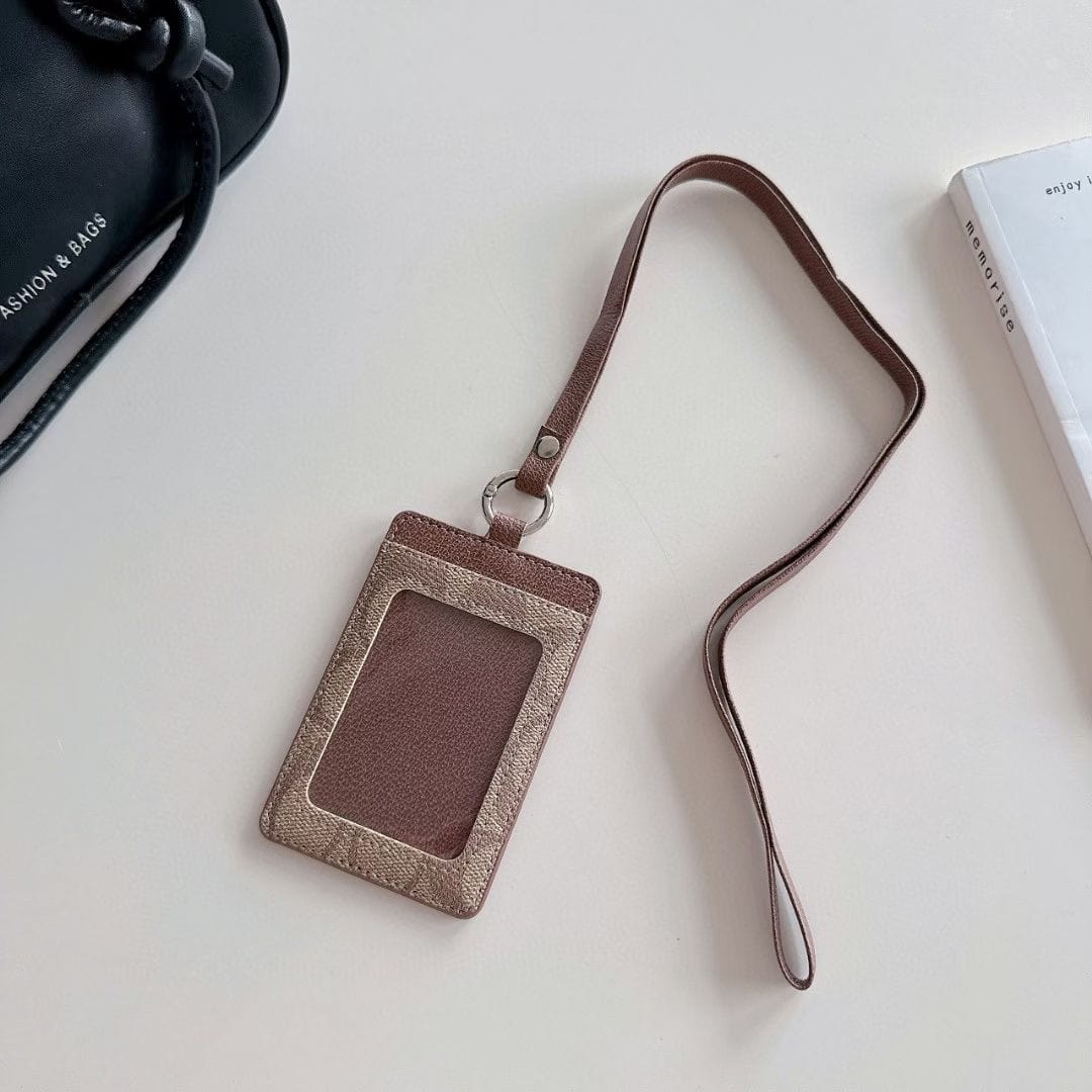 Tunde Store Coach Monogram Lanyard Cardholder – Slim ID Badge Holder