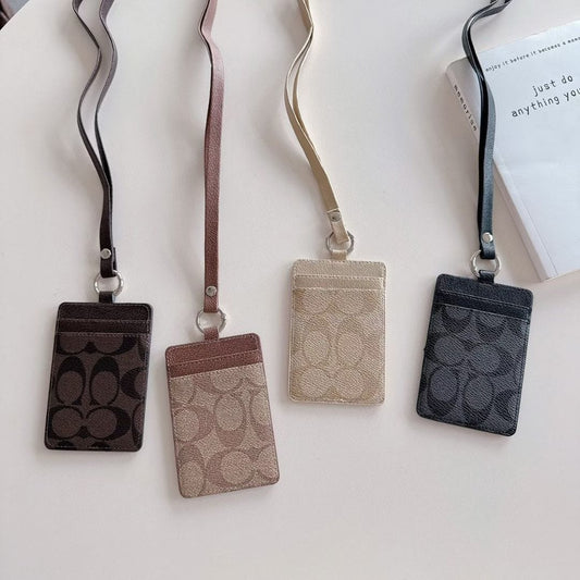 Tunde Store Coach Monogram Lanyard Cardholder – Slim ID Badge Holder