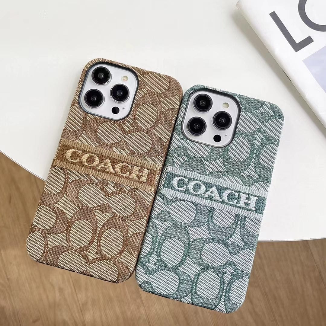 Tunde Store Coach Signature iPhone Case – Available for iPhone 11 to iPhone 16