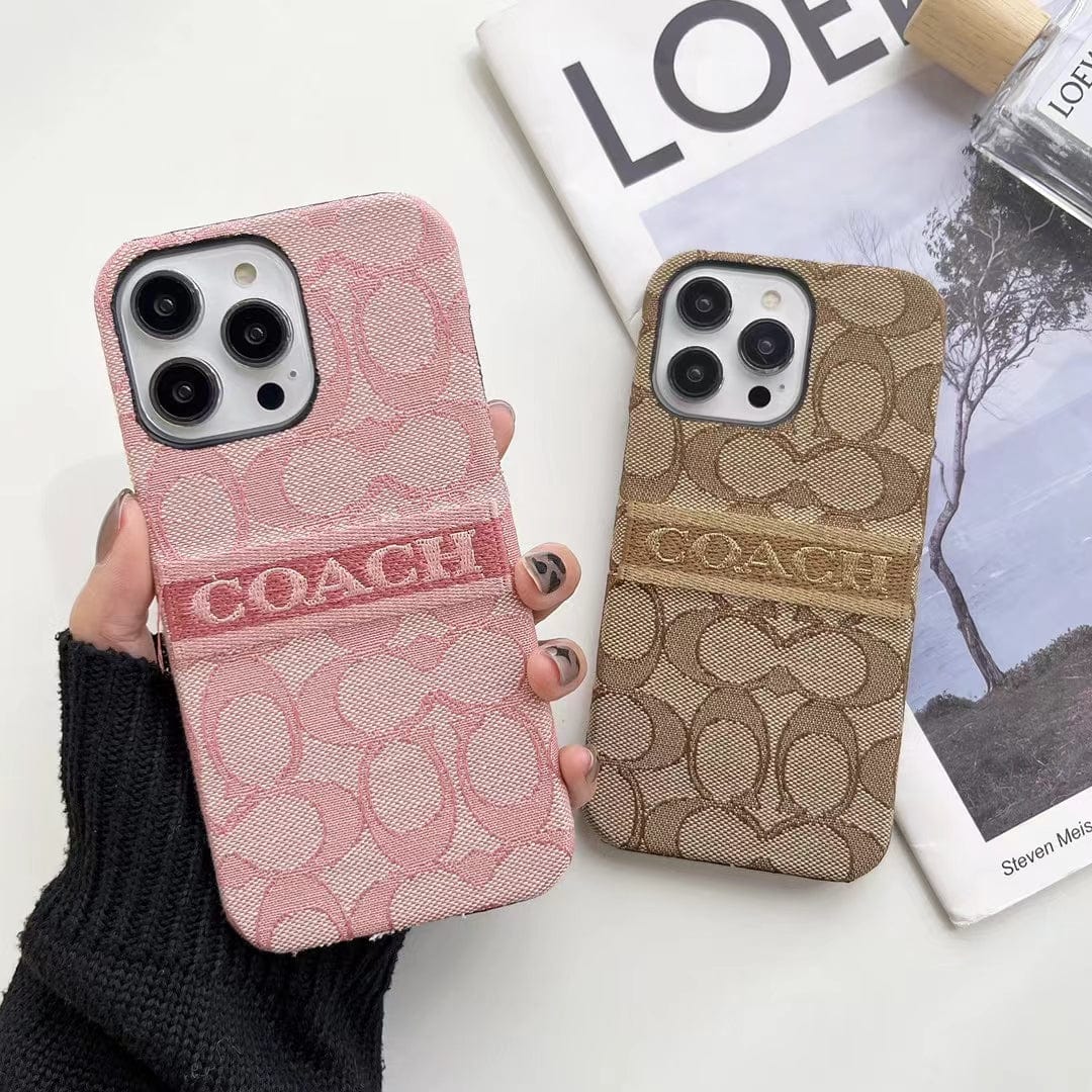 Tunde Store Coach Signature iPhone Case – Available for iPhone 11 to iPhone 16