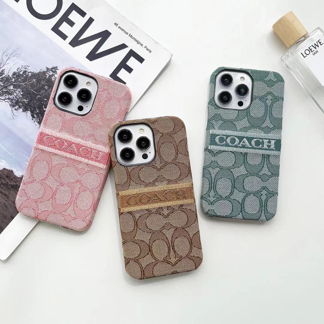 Tunde Store Coach Signature iPhone Case – Available for iPhone 11 to iPhone 16