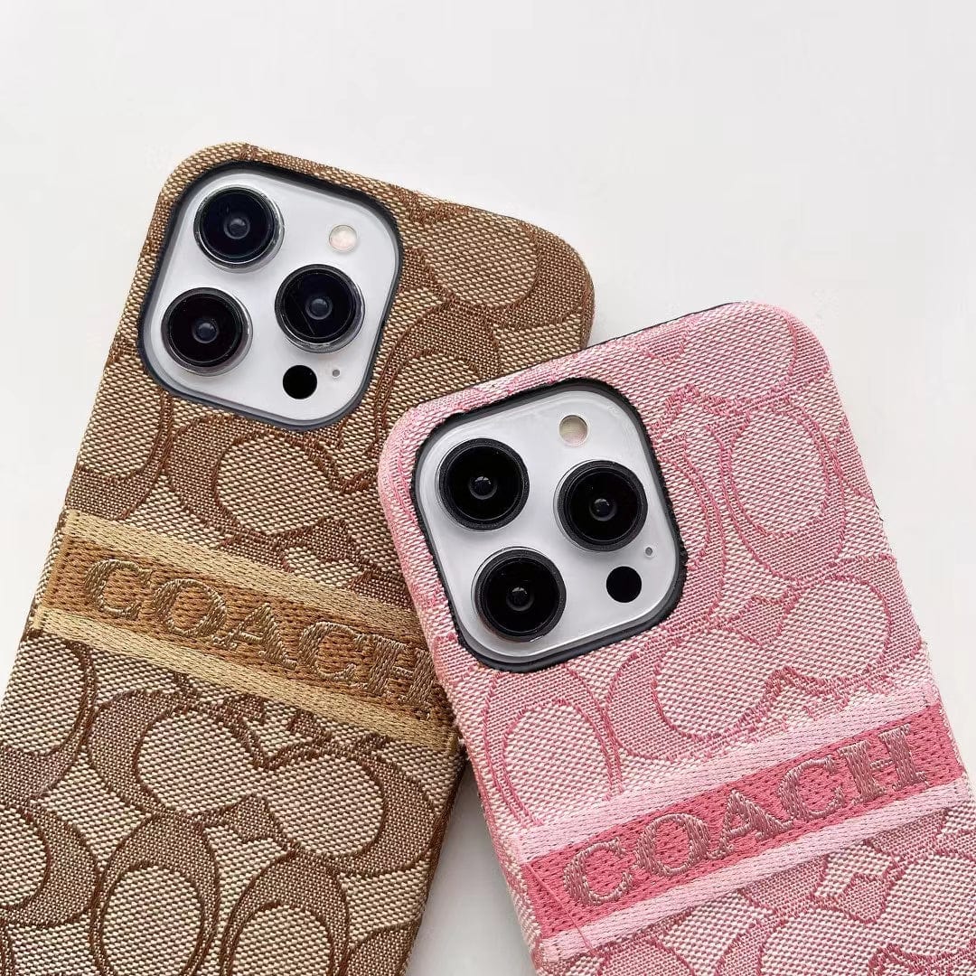 Tunde Store Coach Signature iPhone Case – Available for iPhone 11 to iPhone 16