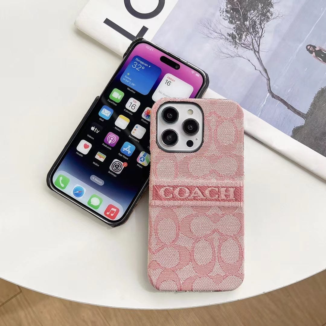 Tunde Store Coach Signature iPhone Case – Available for iPhone 11 to iPhone 16