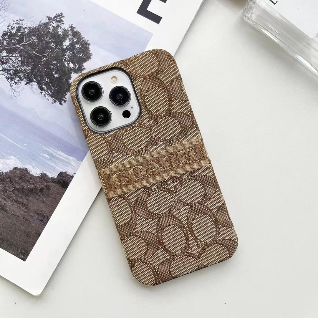 Tunde Store Coach Signature iPhone Case – Available for iPhone 11 to iPhone 16