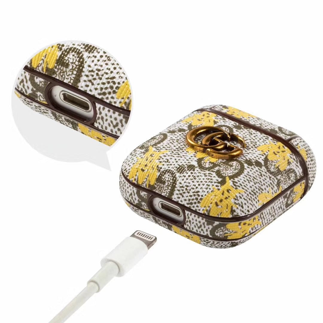 Tunde Store Colorful Gucci Airpods 3 Case | Airpods 1 & 2 leather case